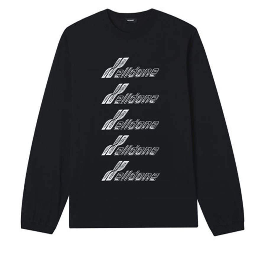 WE11DONE T Shirts Women's Black Crew Neck Moderate