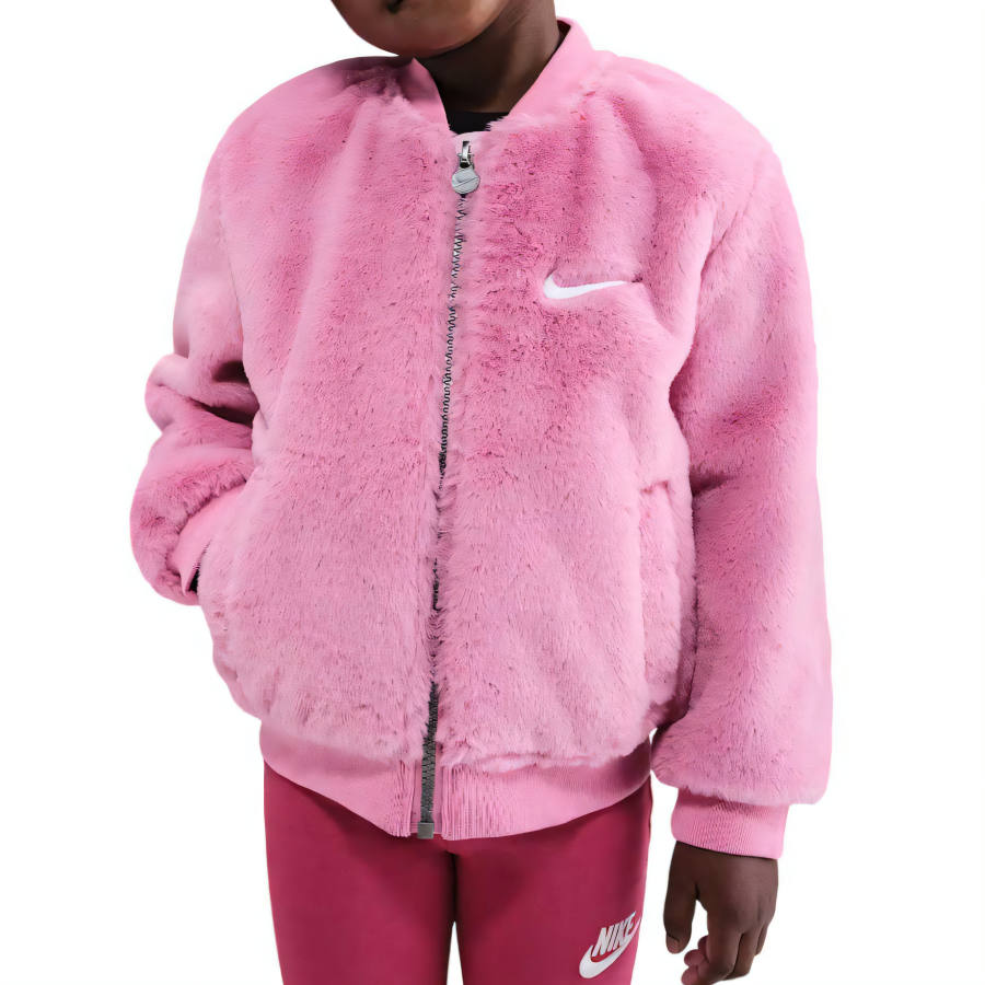 Nike Nike Jacket Swoosh FW25 Faux Fur Bomber Kids'