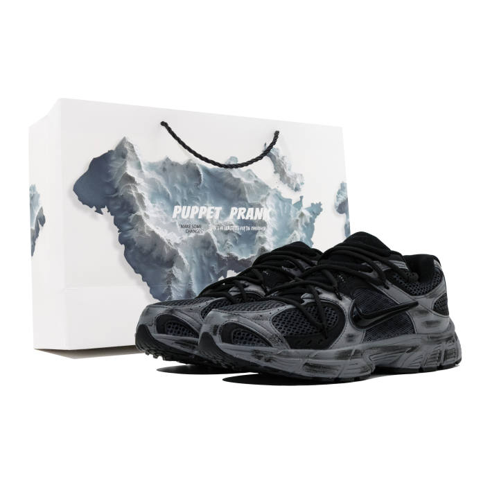 Nike Nike V5 RNR Fabric Low top Casual Running Shoes Men's Black