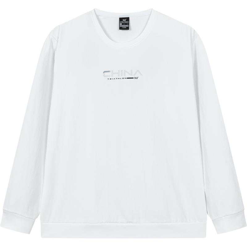 361° 361° Sweatshirts Men's Sky Blue Crew Neck Moderate Regular