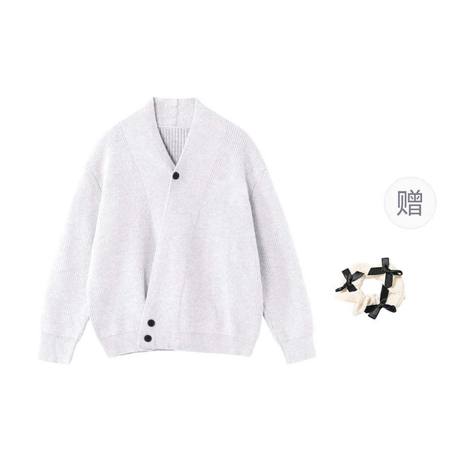 CPAURA Knitwear Women's V Neck Moderate Cardigan