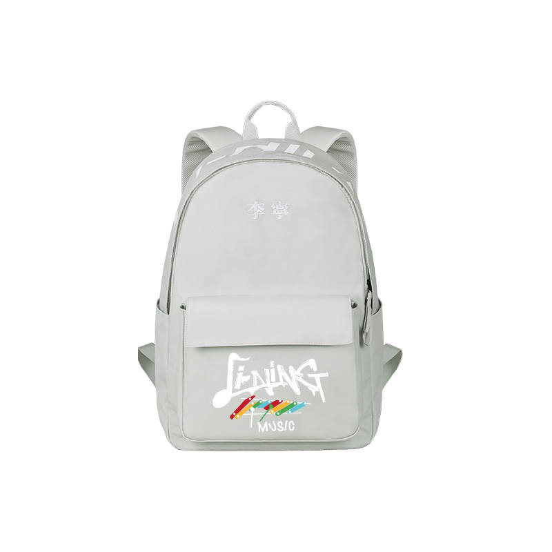 Li-Ning Li Ning Polyester Backpack Regular Unisex Gray
