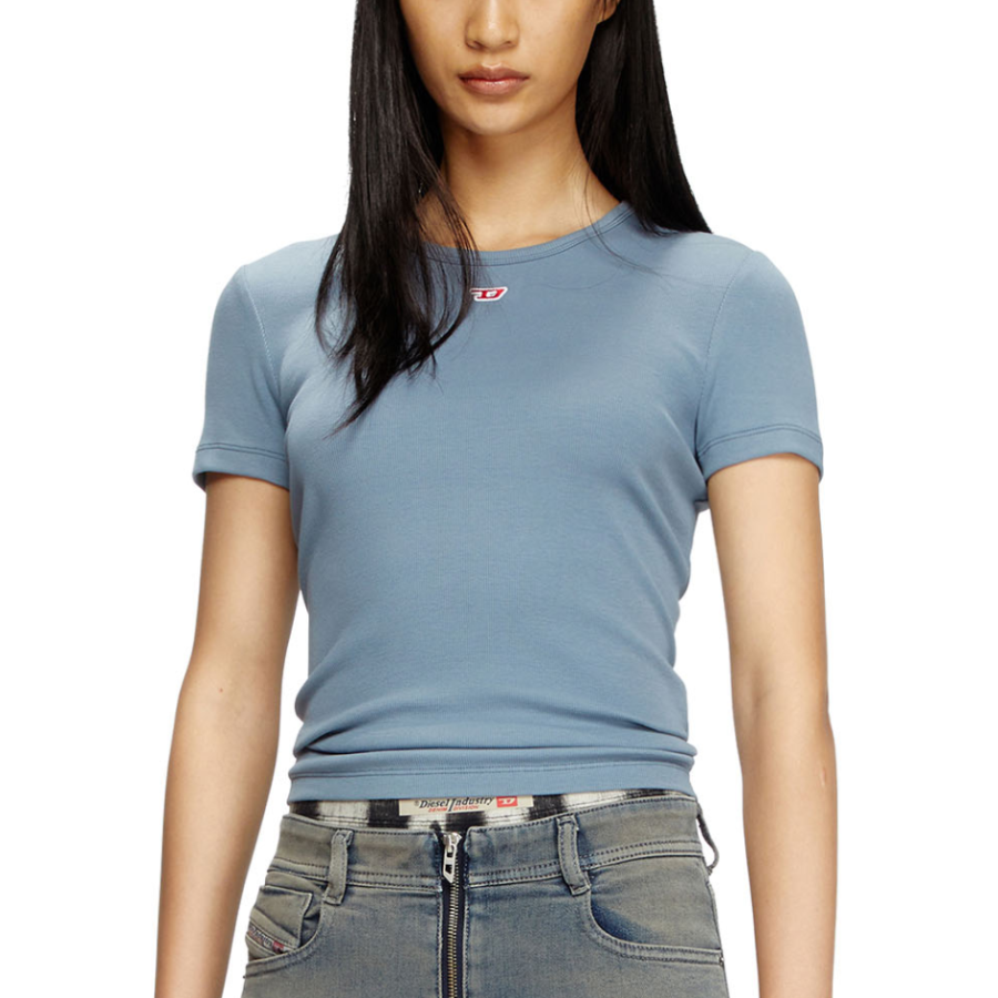 DIESEL T Ele Long D Crewneck T Shirt