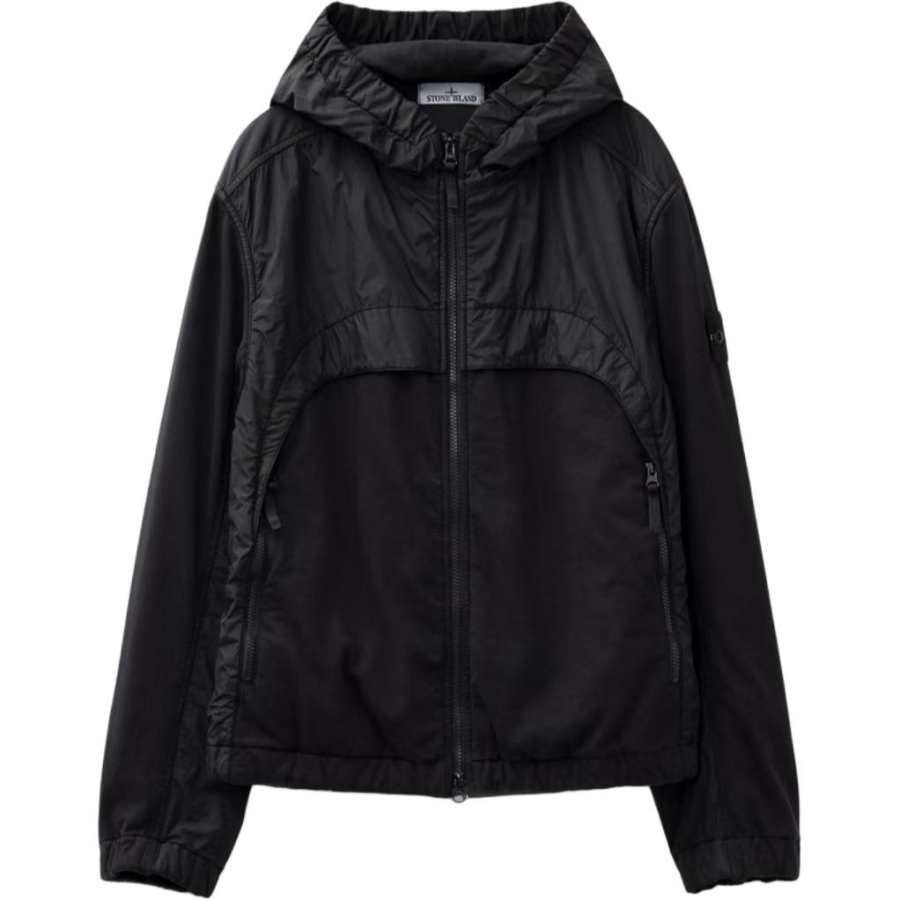STONE ISLAND Hooded Panelled Windbreaker