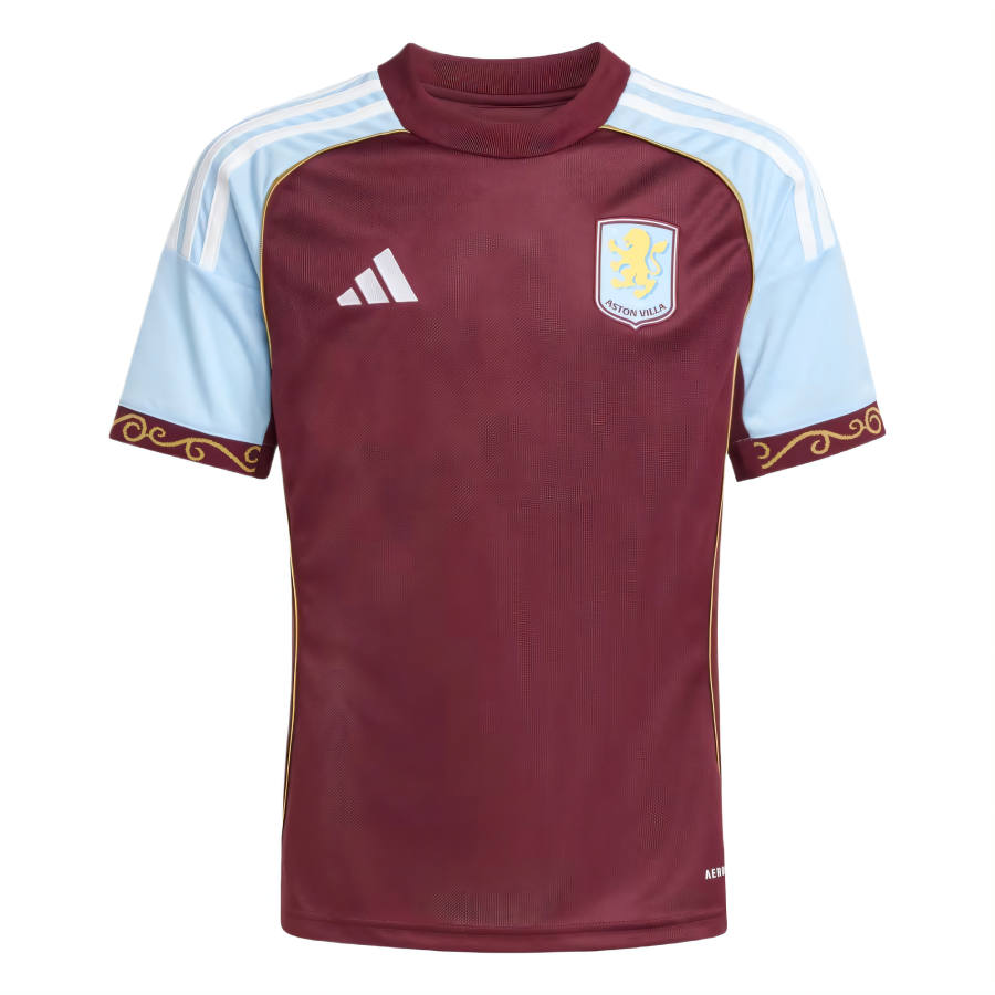 Adidas Adidas Kids' Sports Tops AEROREADY Aston Villa FC 25/26 Home Jersey Kids'