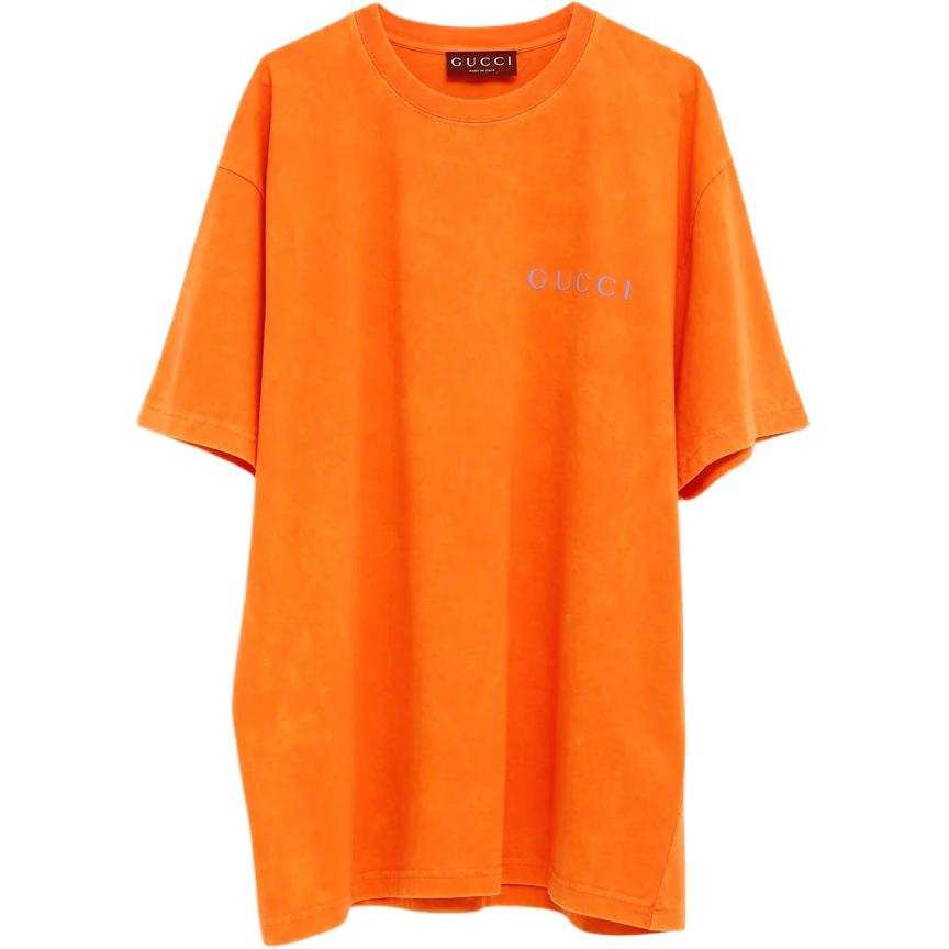 GUCCI FW25 Lido Collection T Shirt Men's Orange