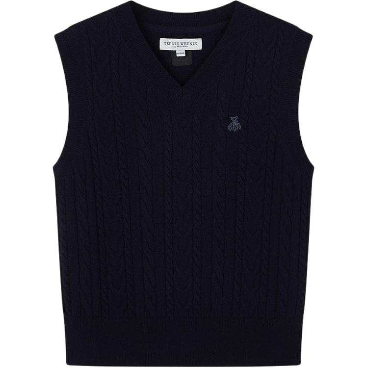 Teenie Weenie 2025 Autumn Knitwear Sleeveless Tank Top Women's