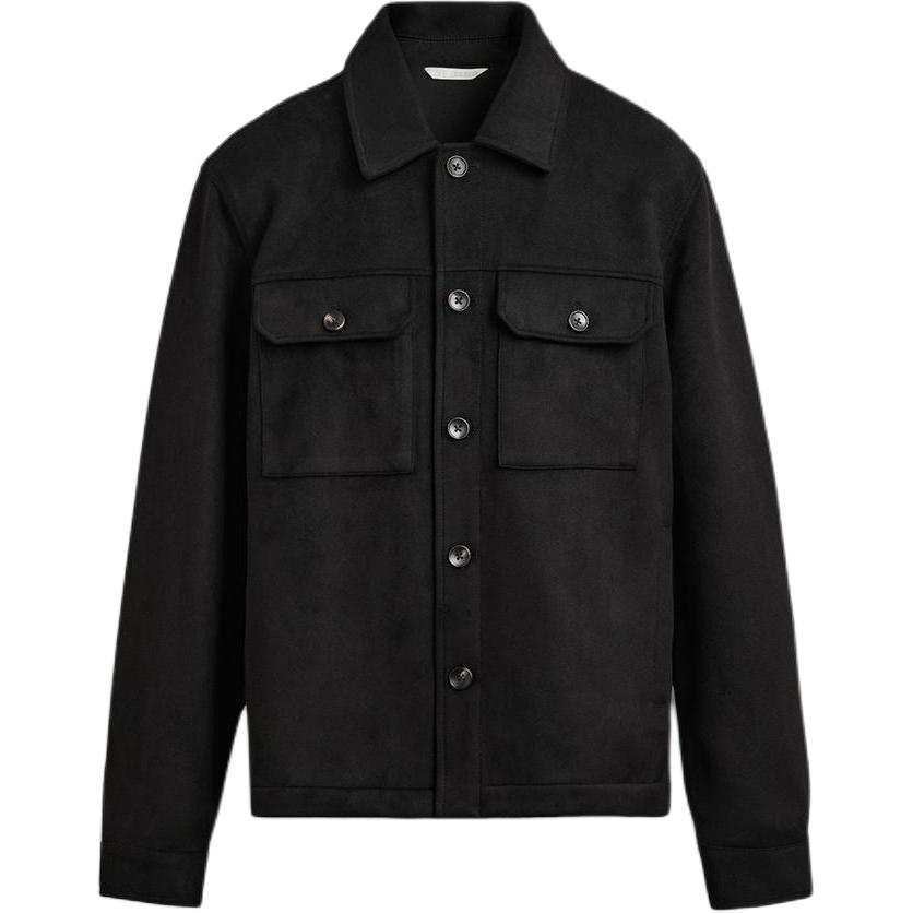 ZARA ZARA Jackets Men's Black Lapel Moderate Other