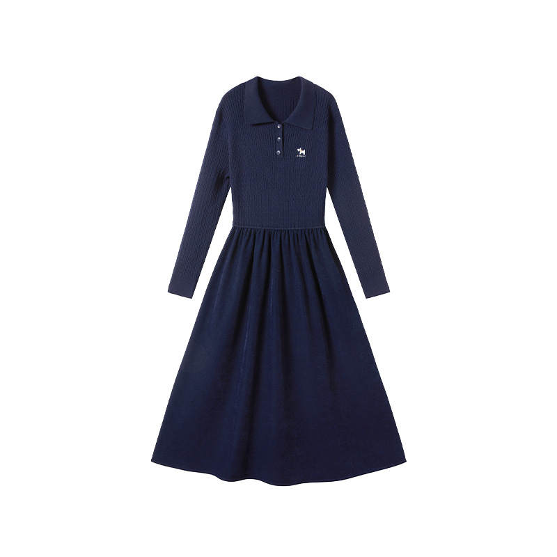 XIANGYING Long Sleeved Dress Women's