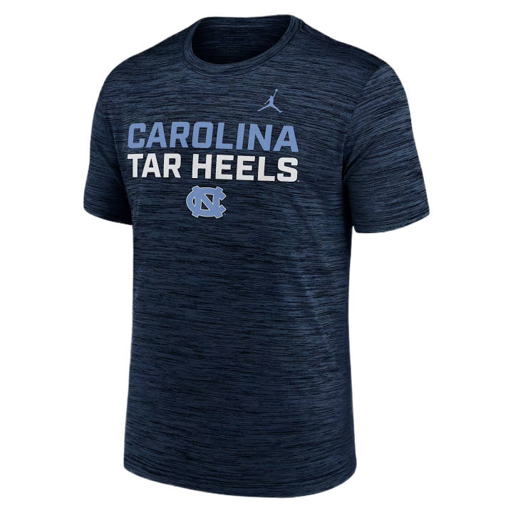 Jordan Jordan North Carolina Campus Center Stack Velocity Men's Jordan Brand Dri-FIT College T-Shirt