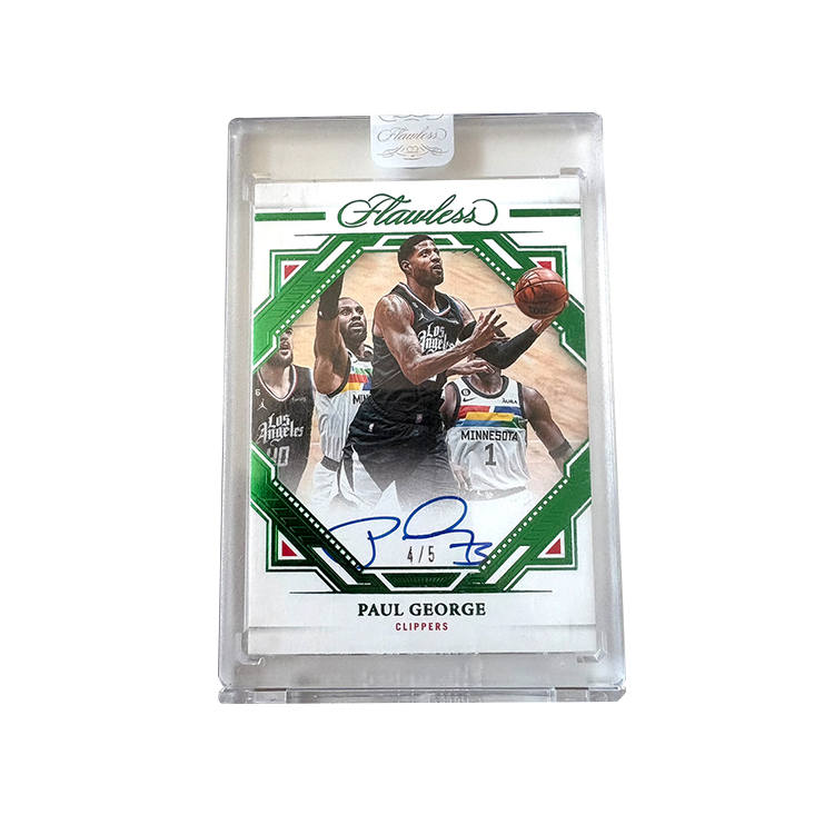 PANINI NBA Paul George, Portable, Clippers 22 23 Signature 5 Low, Low Top Sports Cards 1 Pc
