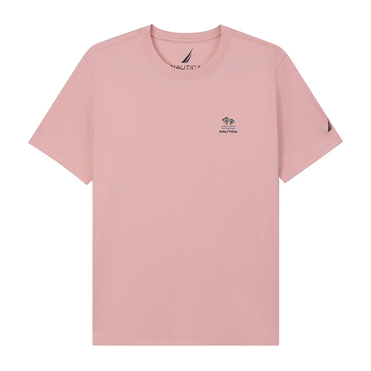 NAUTICA T Shirts Men's Crew Neck Moderate Straight Fit