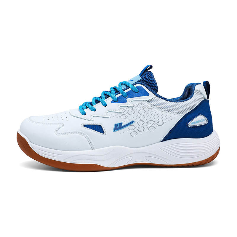 Warrior Cushioning Rebound Abrasion Resistant Lightweight Low top Badminton Shoes Men's