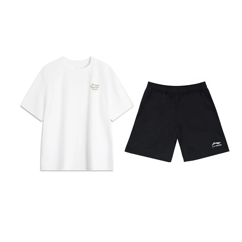 Li-Ning Li Ning Casual Sportswear Unisex White+Black