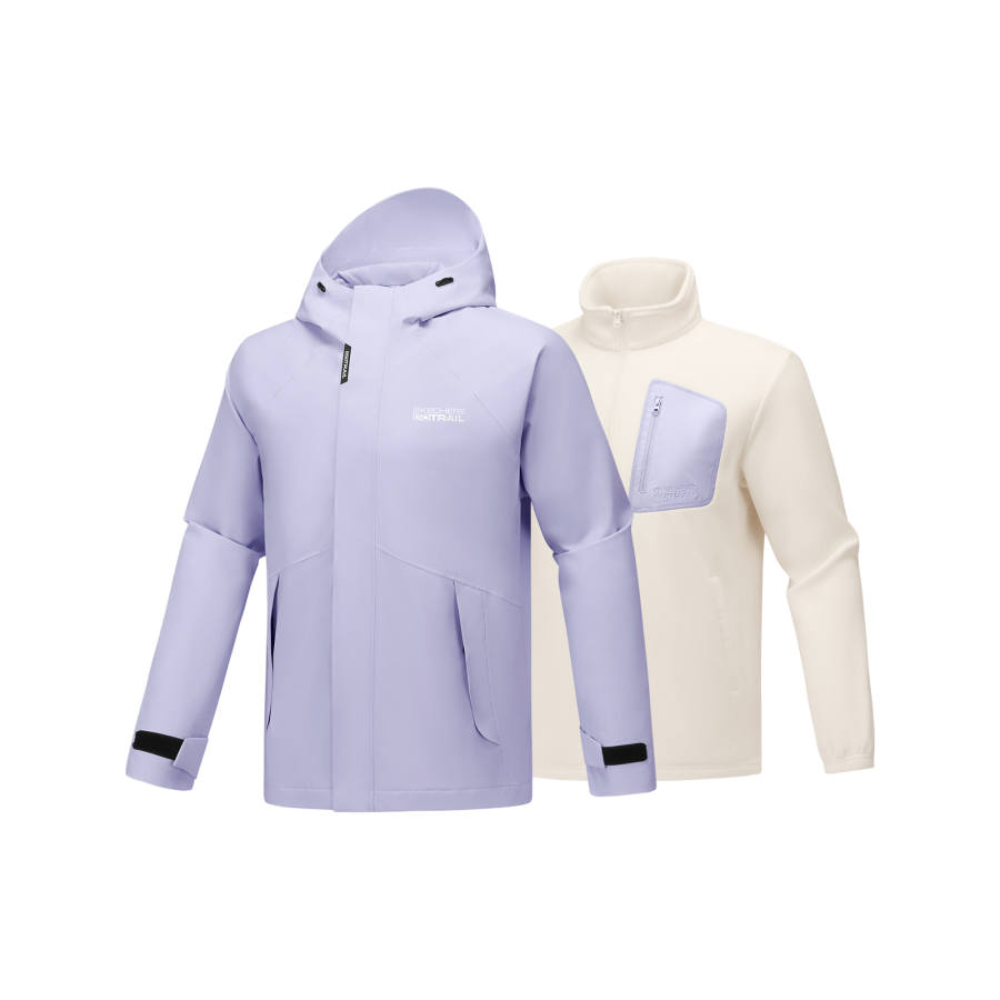 Skechers Waterproof, Windproof, Breathable, Thermal, Water Repellent Windbreaker Jacket Unisex Photinia Purple
