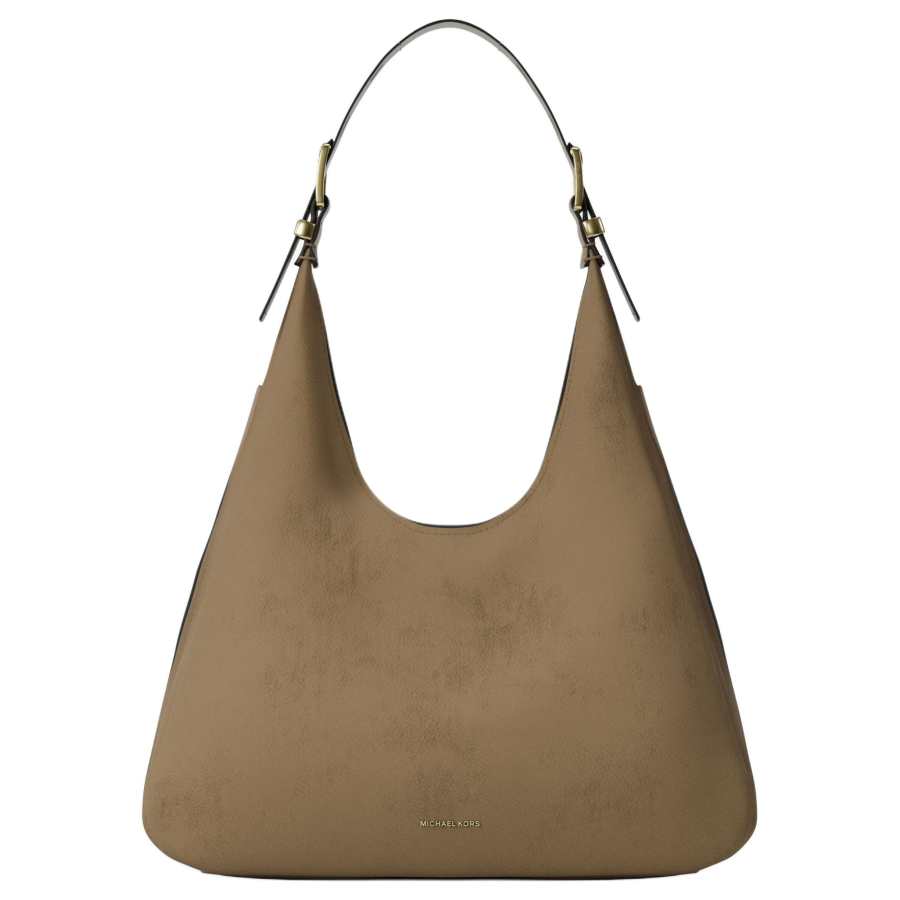 MICHAEL KORS Nolita Cow Leather Shoulder Bag Large Women's Camel