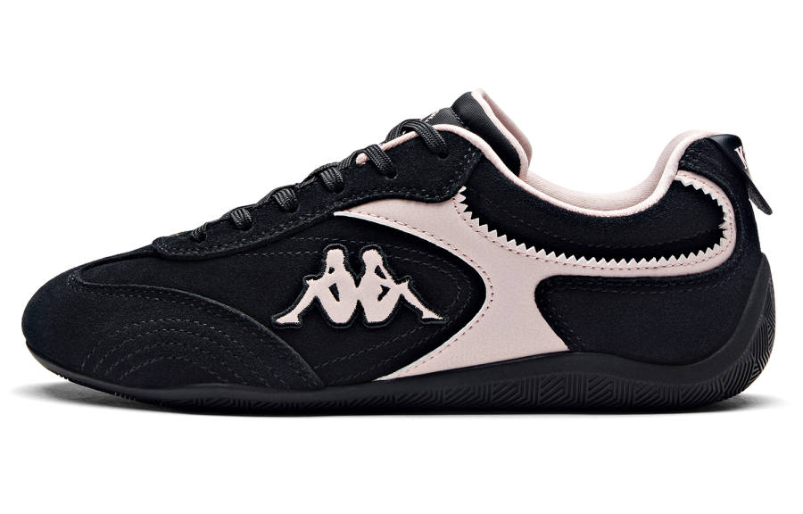 Kappa Back to Back Abrasion Resistant Low top Casual Shoes Women's Black Pink