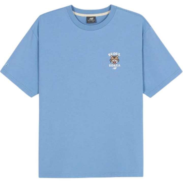 New Balance New Balance T Shirts Unisex Light Blue Crew Neck