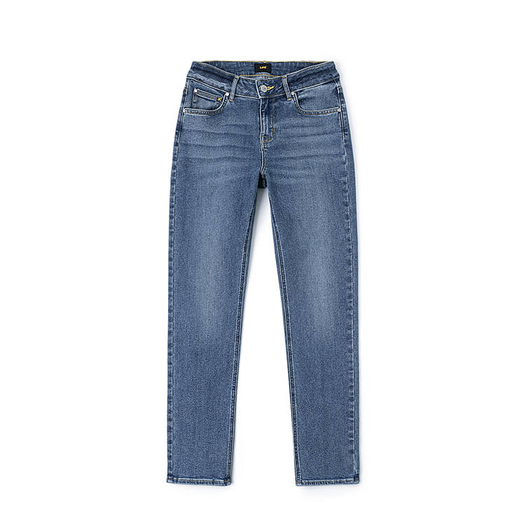Lee Lee Jeans Women's Medium Light Blue Moderate Straight Fit Pants