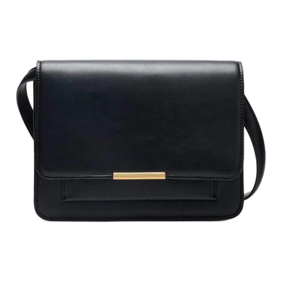ZARA ZARA Polyurethane Shoulder Bag Women's Black