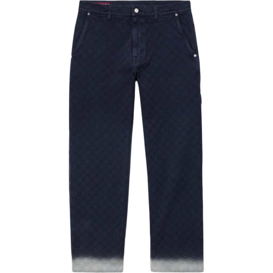 GUCCI FW25 Lido Collection Jeans Unisex Dark Blue
