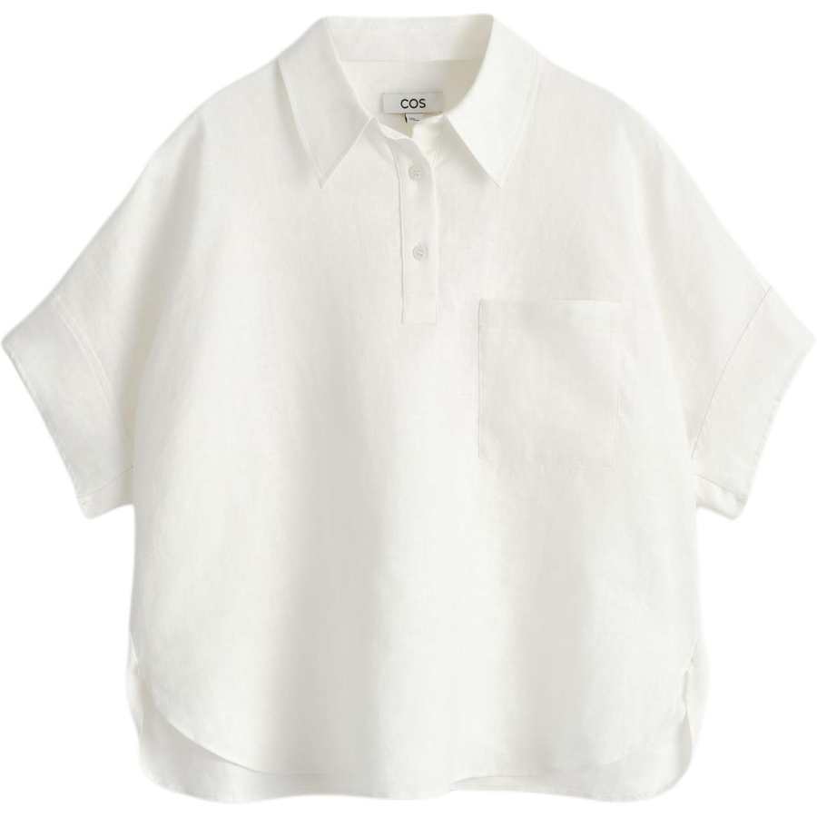 COS COS Shirts Women's White Lapel Moderate