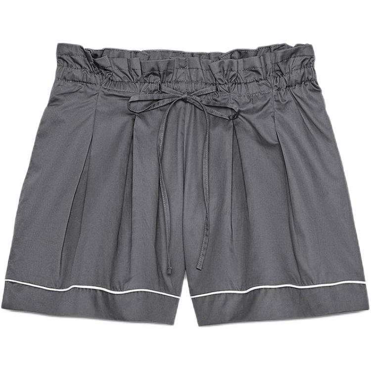 ZARA Casual Shorts Women's Washed Brown Black Moderate