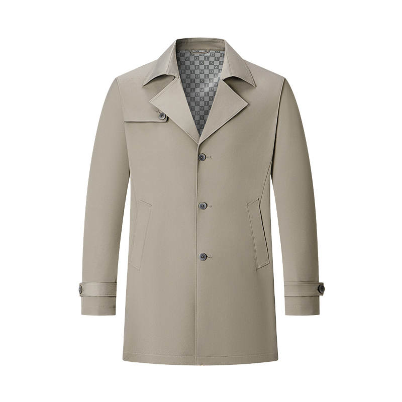 SEPTWOLVES SEPTWOLVES Trench Coats Unisex Lapel Moderate