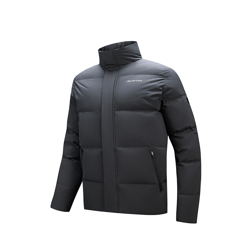 Anta Running Collection Down Jacket Men's Men's Gray Clothing