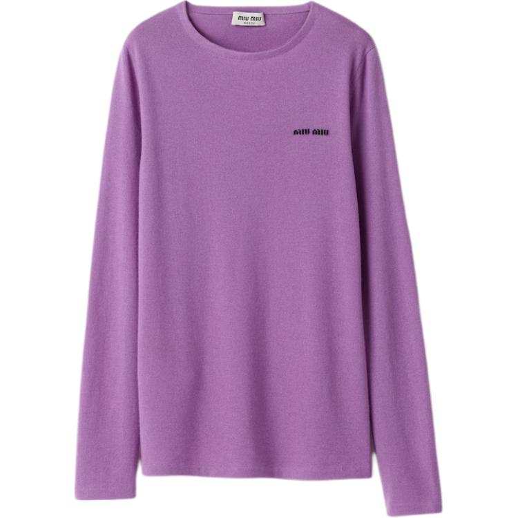 Miu Miu Long-Sleeved Crewneck Jumper