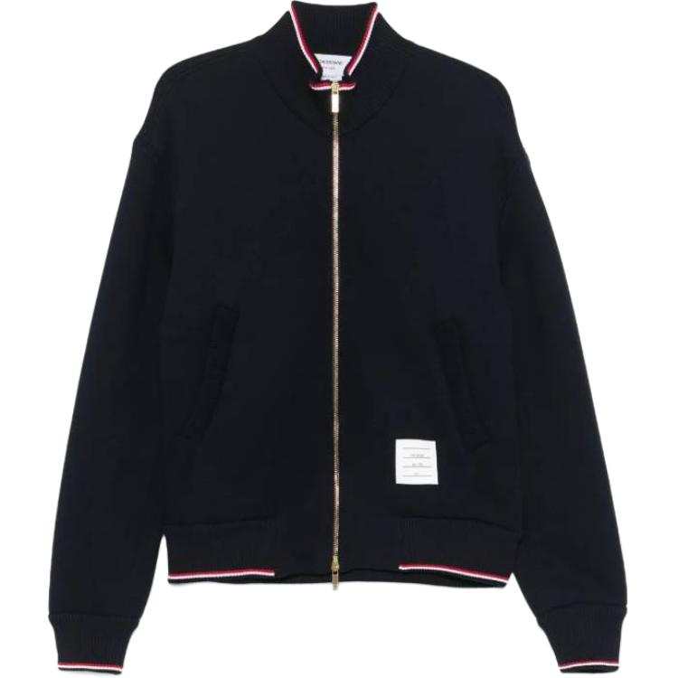 THOM BROWNE THOM BROWNE RWB Striped Zipped Sweatshirt