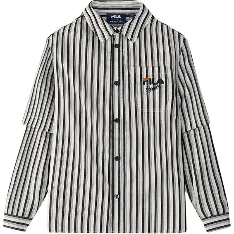 FILA Unisex Casual Shirts Shirt Collar Moderate