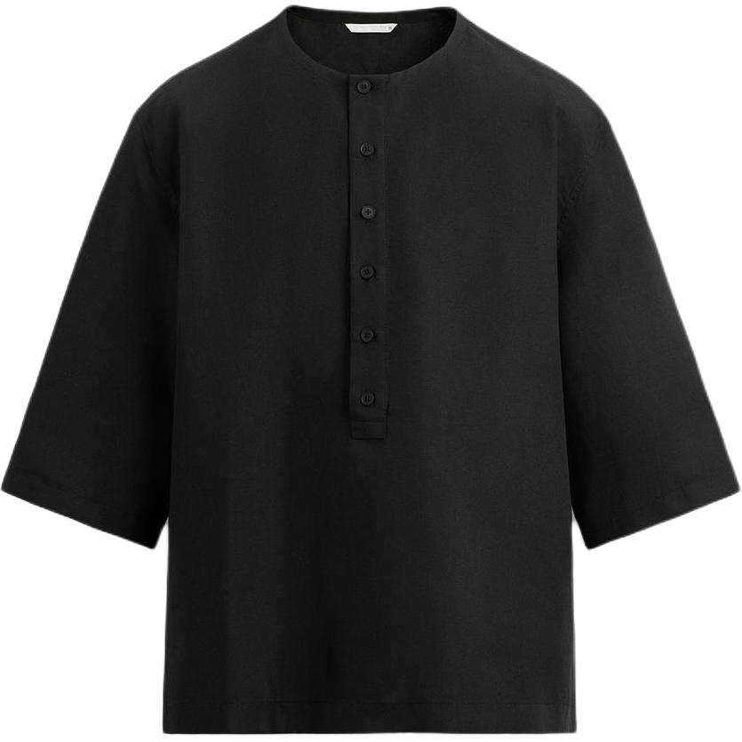 ZARA T Shirts Men's Black Crew Neck Moderate