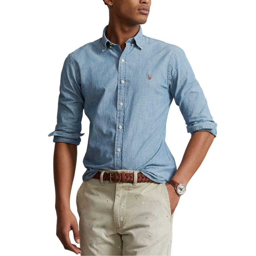 Polo Ralph Lauren SS23 Shirt Men's Light Blue