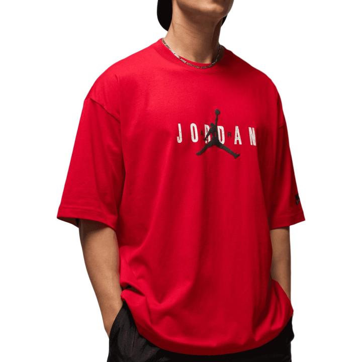 Jordan Jordan Air T Shirts Men's Red Crew Neck