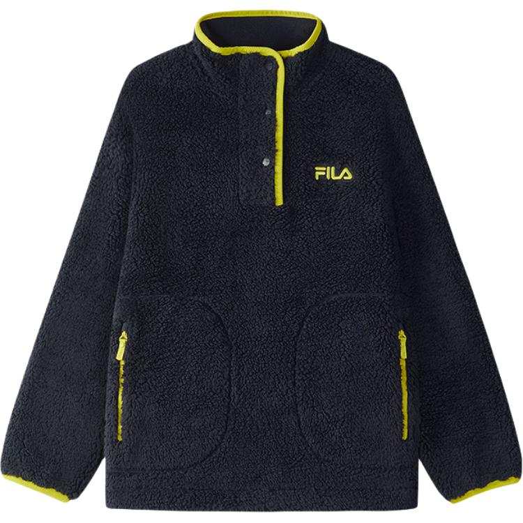 FILA Unisex Sweatshirts Stand Collar Moderate