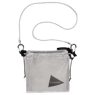 And Wander Polyethylene Crossbody Bags Regular Unisex Silver
