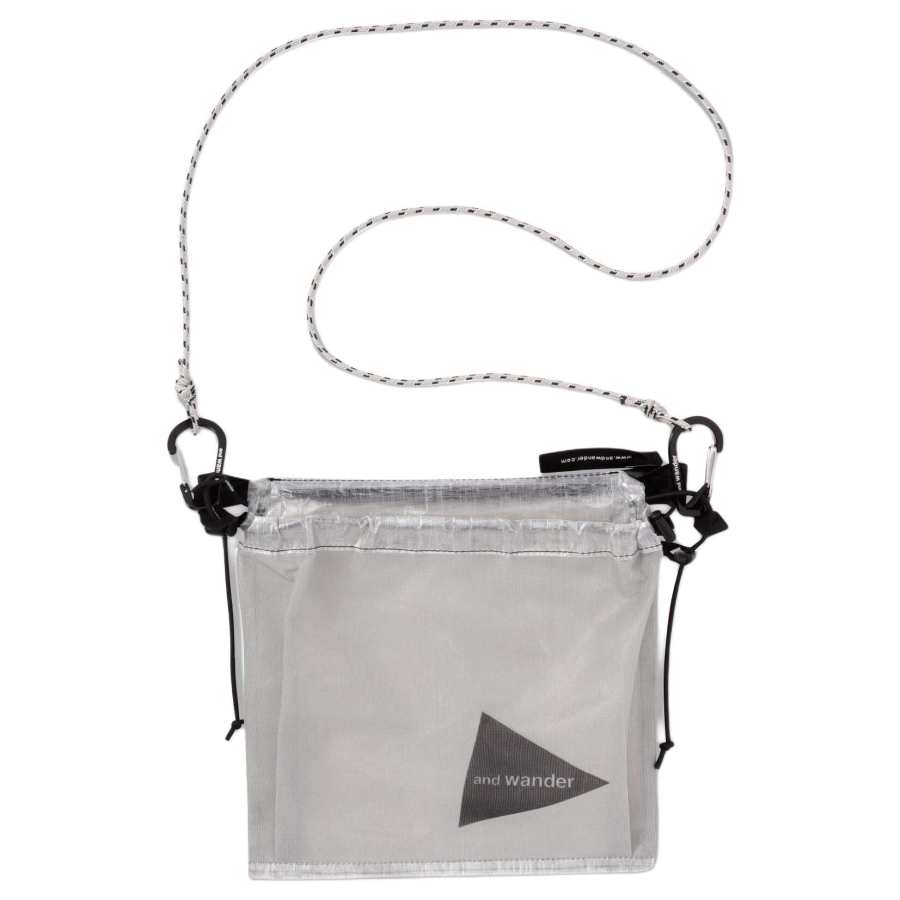 And Wander Polyethylene Crossbody Bags Regular Unisex Silver