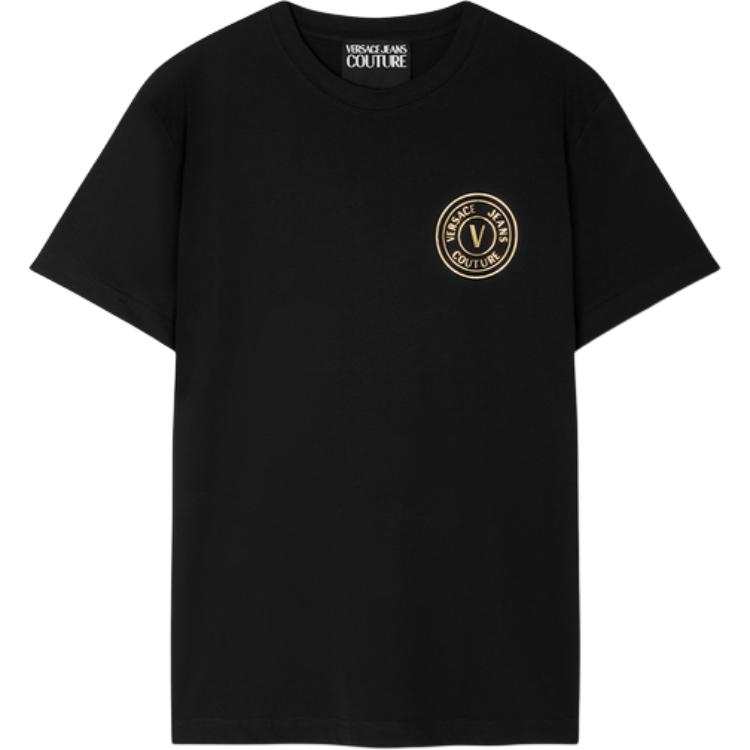 VERSACE Jeans Couture V Emblem Cotton T shirt