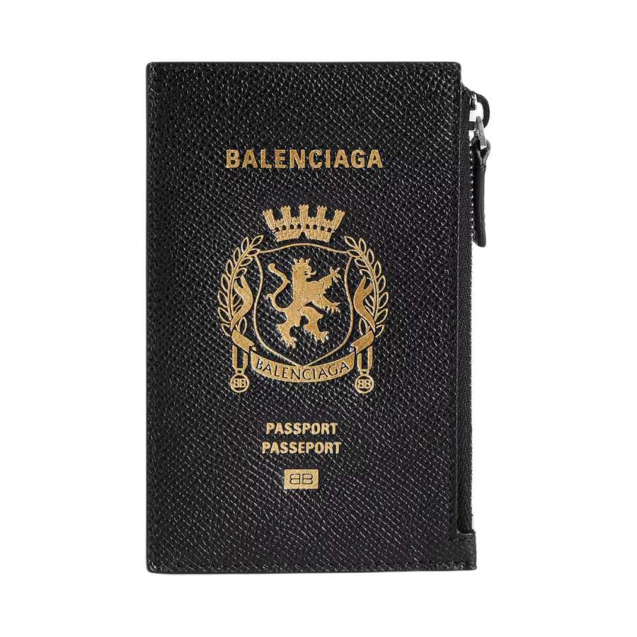 Balenciaga Logo Printed Card Holder
