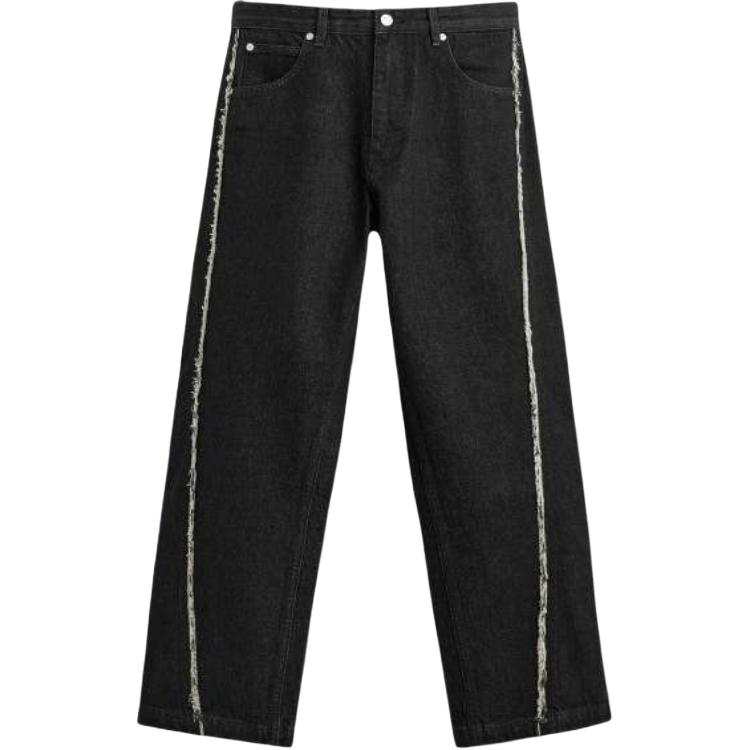 ZARA Jeans Men's Black Moderate Straight Fit Pants