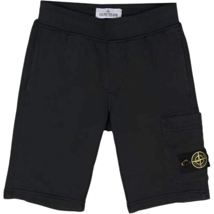 STONE ISLAND Shorts Kids' Black