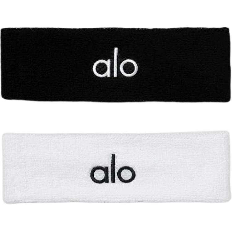 Alo Yoga Sweatbands Elastic Black Unisex