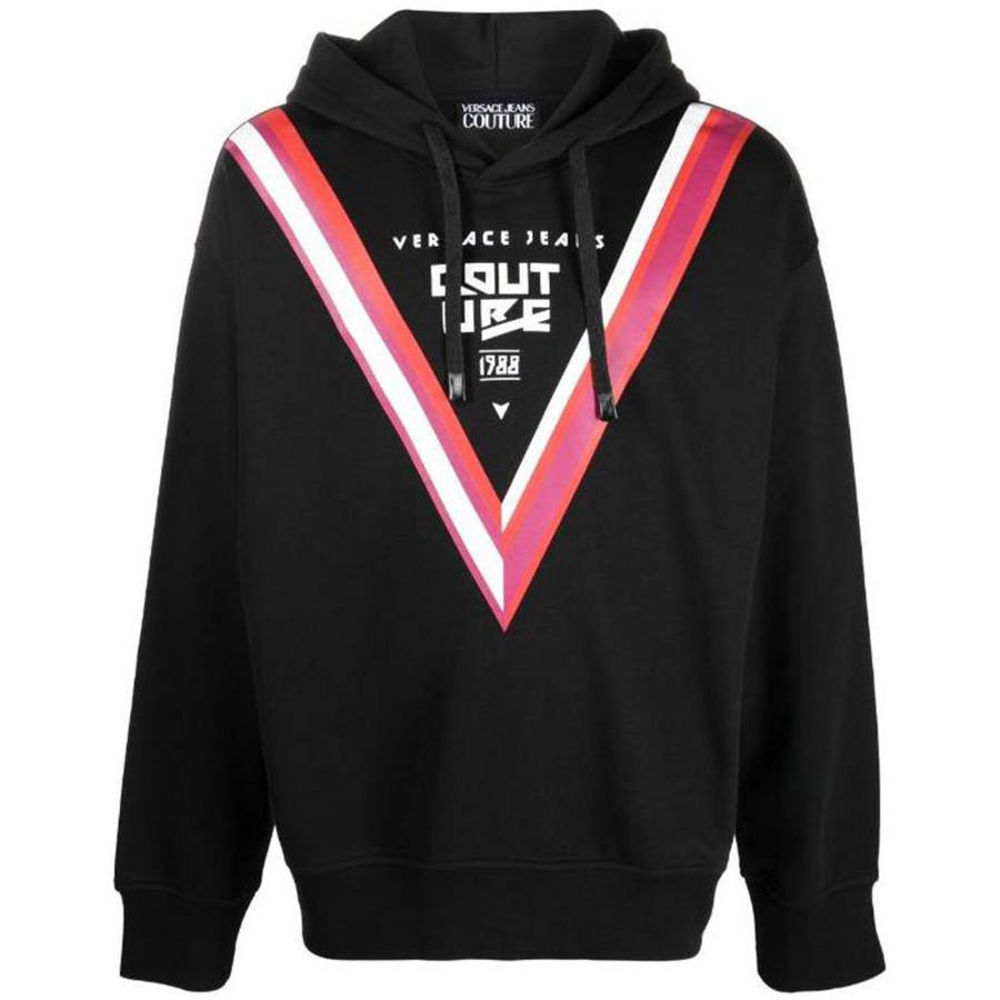VERSACE JEANS COUTURE VERSACE FW22 Men Long Sleeve Sweatshirt Black