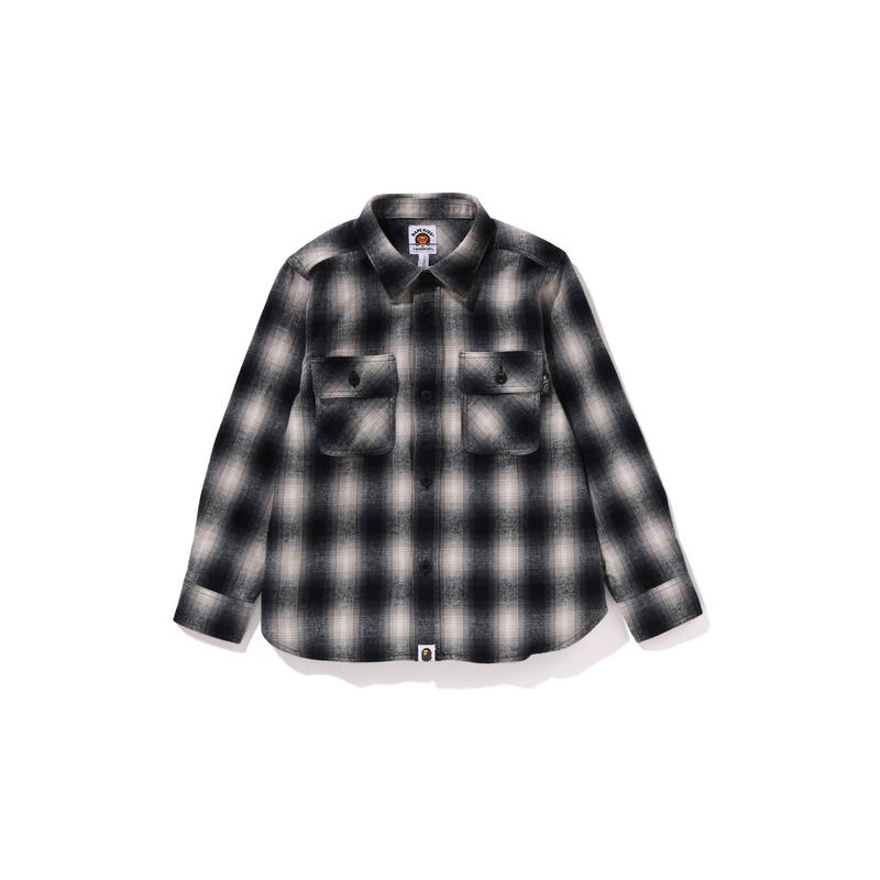 A BATHING APE Casual Shirt FW25 Children Aged 3 7 Years Old
