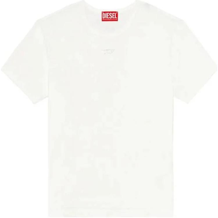 DIESEL T Shirts Women's White Crew Neck