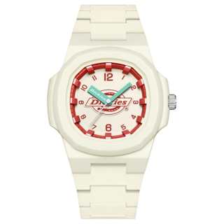 Dickies Wrist Watches Quartz Movement Plastic Strap White Dial Unisex Festival Box