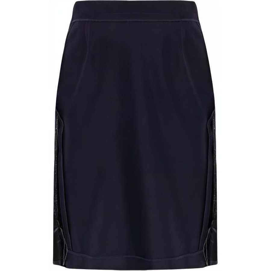 Maison Margiela Raw Hem Midi Skirt