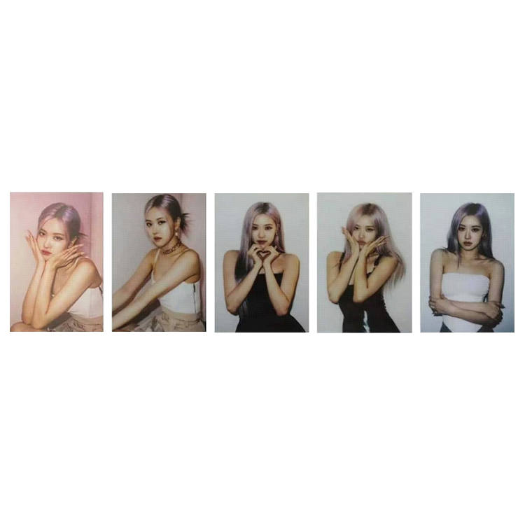 YG ENTERTAINMENT BLACKPINK The Album Rose Ver. Album Photocards 1 Pc