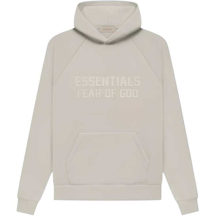 Fear Of God Essentials FW22 Hoodie Smoke Solid Color Letter Print Hooded Pullover Fleece Lined American Sweatshirt